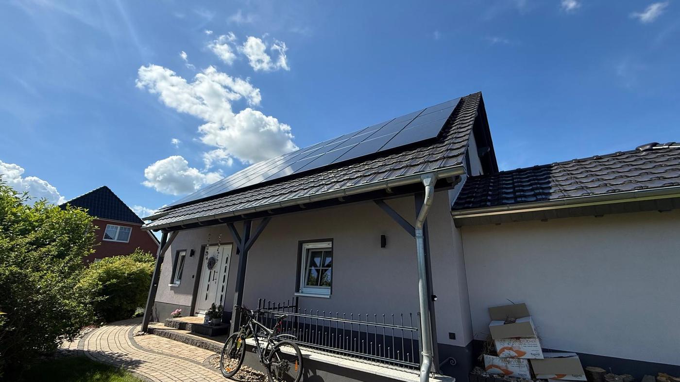 Photovoltaikanlage auf einem Wohngebäude